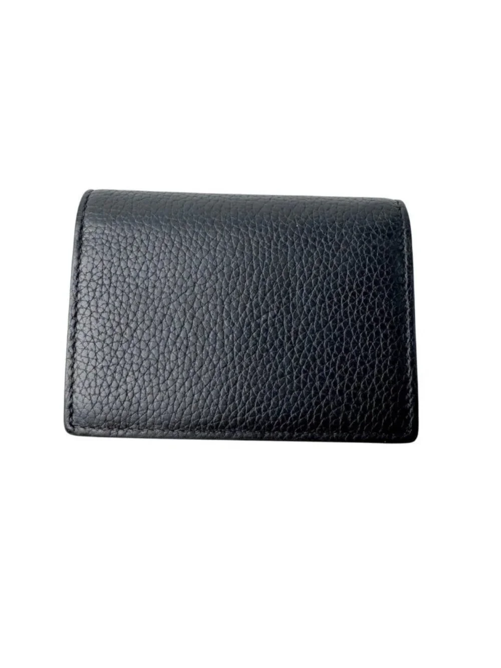 Dior Business Card Holder Leather Black